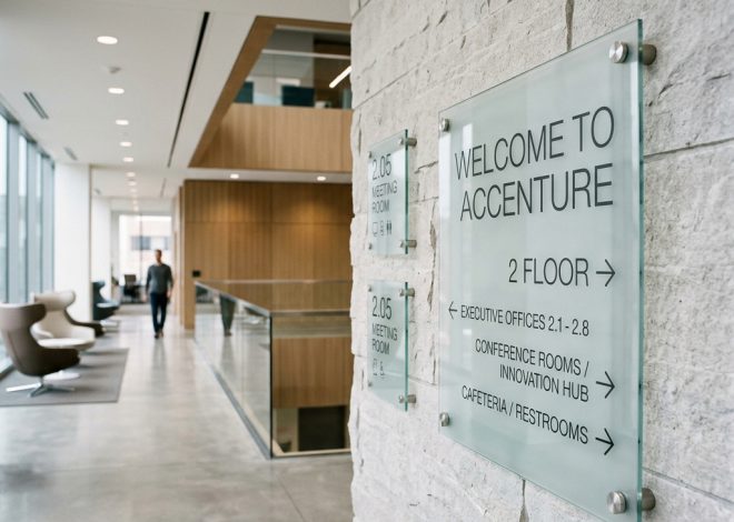 Oznakowanie budynków jako wizytówka nowoczesnej firmy