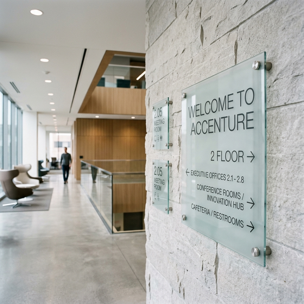 Oznakowanie budynków jako wizytówka nowoczesnej firmy