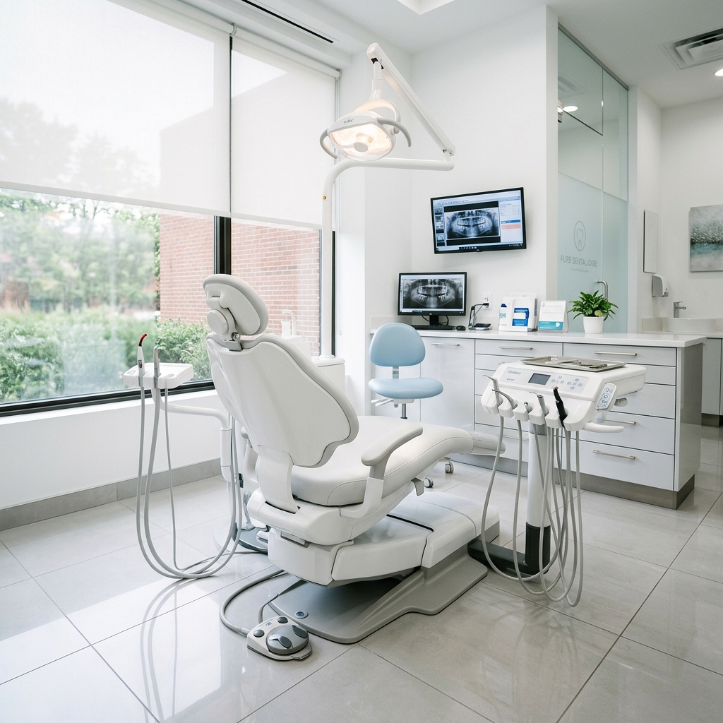 Nowoczesny gabinet stomatologiczny z profesjonalnym sprzętem